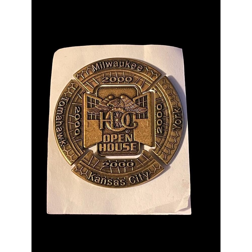 Harley Davidson Motorcycle The Wheel Factory Visitor Open House Pin Set 2000